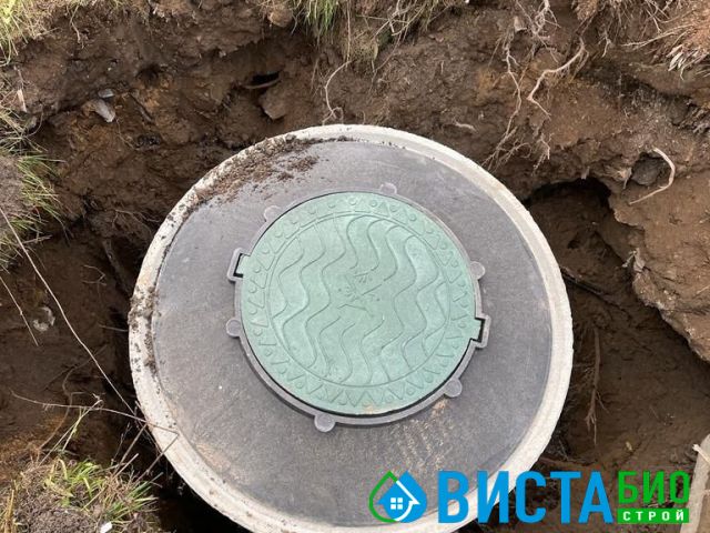 Установка септика и дренажного колодца